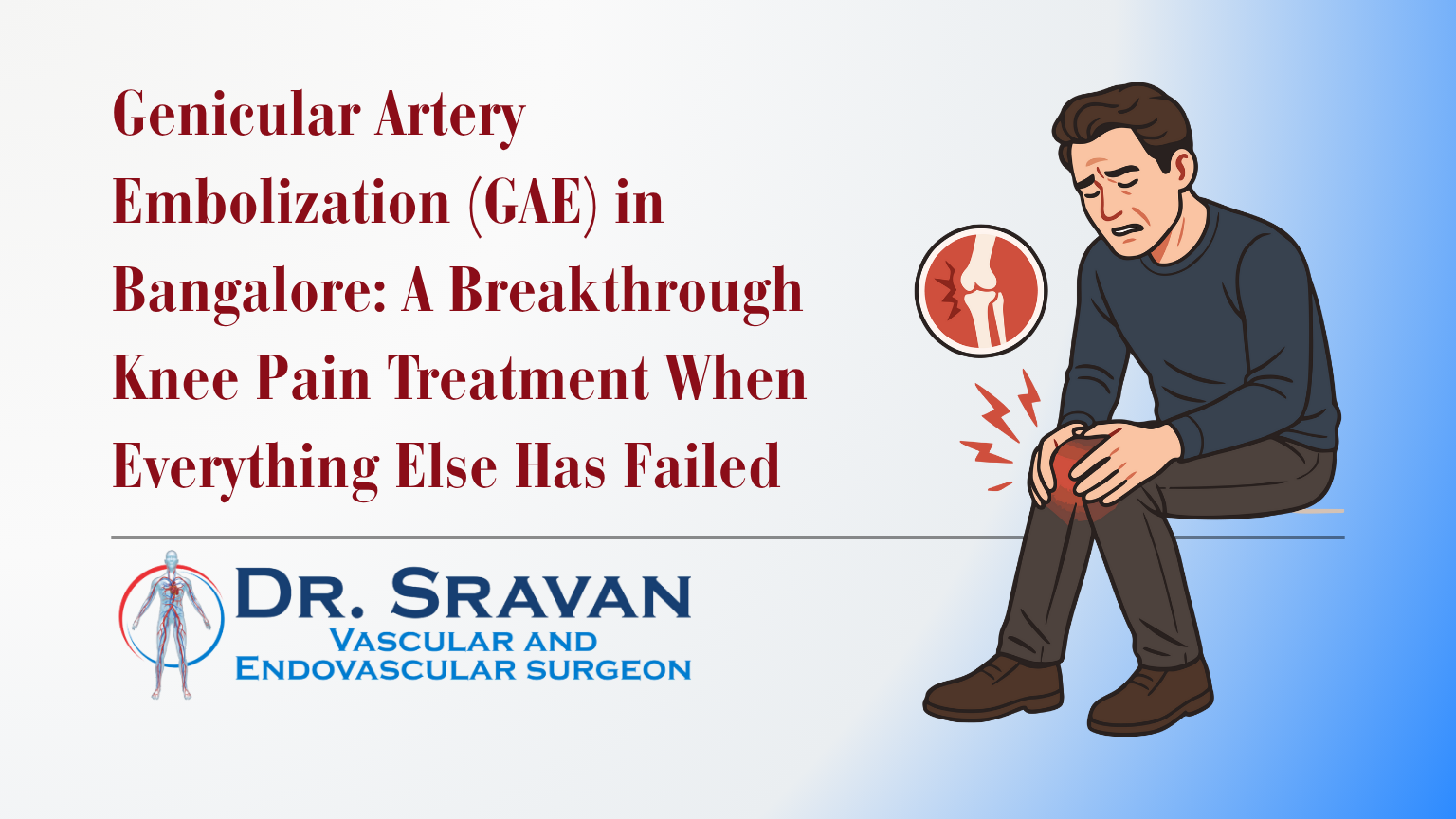 Genicular Artery Embolization in Bangalore by Dr Sravan C P S