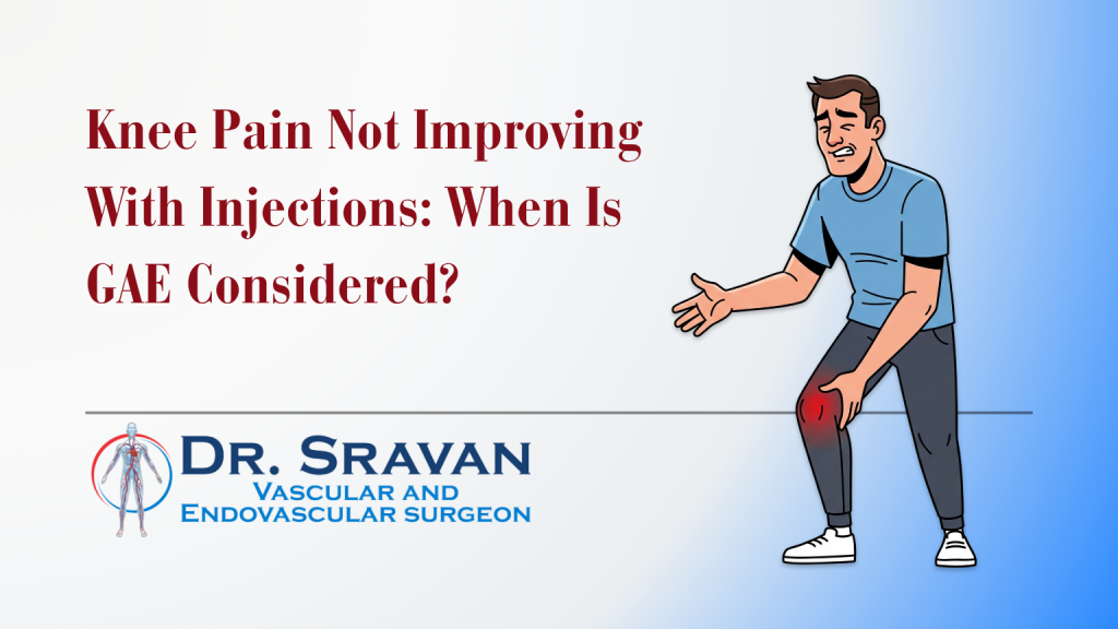 Knee Pain Not Improving With Injections: When Is GAE Considered?