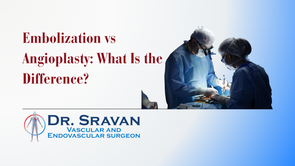 Embolization vs Angioplasty: What Is the Difference? | Embolization vs Angioplasty: What Is the Difference?